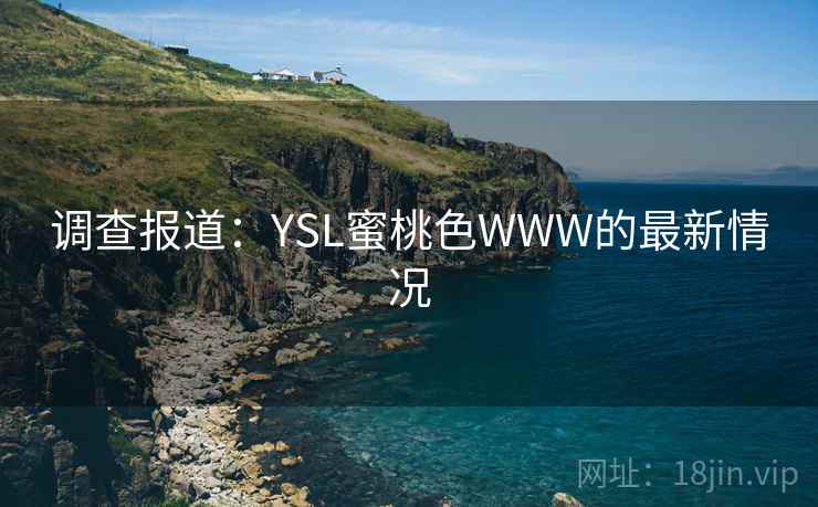 调查报道:YSL蜜桃色WWW的最新情况 第2张 调查报道:YSL蜜桃色WWW的最新情况 第2张
